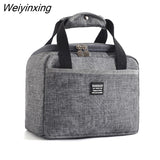 Weiyinxing Lunch Bag New Thermal Insulated Lunch Box Tote Cooler Handbag Bento Pouch Dinner Container School Food Storage Bags