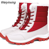 Weiyinxing Snow Boots Plush Warm Ankle Boots Women Winter Shoes Waterproof Boots Ladies Female Winter Shoes Booties Botas Mujer