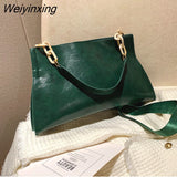 Weiyinxing New Design Handbags Women Shoulder Bag Soft Synthetic Leather Crossbody Large Capacity Fashion Female Underarm Bags