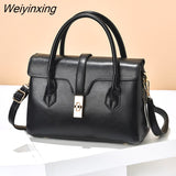 Weiyinxing FASHION Solid Shoulder Bags for Women Designer Purses and Handbags Chic Luxury Crossbody Bags Minimalist Vintage Tote Bags