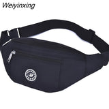 Weiyinxing Chest bag Nylon Waist Bag Women Belt Bag Men Fashion Colorful Bum Bag Travel Purse Phone Pouch Pocket hip bag