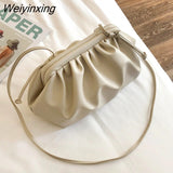 Weiyinxing Mantang Fashion Ladies Solid Color Elegant Messenger Bag Ladies Clutch Bag Ladies Party Handbag Ladies Shoulder Messenger