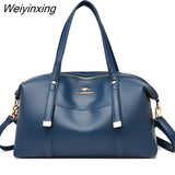 Weiyinxing Women Soft Leather Shoulder Bags Luxury Women's Bag High Quality Ladies Handbag Fashion Female Messenger Bag Large Tote Sac