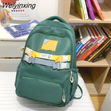 Weiyinxing Women’S Large Capacity Student Backpack High Appearance Level Girl Schoolbag Computer Bag Nylon Waterproof Book Pack Travel Bag
