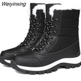 Weiyinxing Snow Boots Plush Warm Ankle Boots Women Winter Shoes Waterproof Boots Ladies Female Winter Shoes Booties Botas Mujer