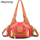 Weiyinxing Women Handbags High Quality Soft PU Leather Women's Bag Designer Women Shoulder Tote Bag New Fashion Luxury Female Messenger Bag