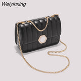 Weiyinxing Women's Bag 2023 Trend Flap Female Messenger Clutch Shoulder Bag Ladies Hand Bags Handbags Luxury Designer Handbag