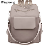 Weiyinxing Backpack Fashion Oxford cloth Women Backpack Teenager Girl New Trend Student Schoolbags Multi-pocket Shoulder Bags Female