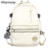 Weiyinxing Red High Capacity Boy School Bag Male Women Travel Book Bag Female College Backpack Men Lady Laptop Packet Fashion Teenager