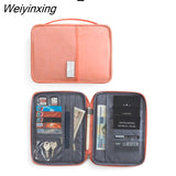 Weiyinxing Travel Wallet Family Passport Holder Creative Waterproof Document Case Organizer Travel accessories Document Bag Cardholder