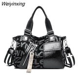 Weiyinxing Brand Leather Handbag Women Bags 2023 Luxury Large Capacity Ladies Shoulder Messenger Bag Designer Female Crossbody Tote