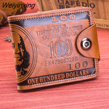 Weiyinxing Men Wallet 2023 Dollar Price Wallet Casual Clutch Money Purse Bag Credit Card Holder Fashion New кошелек мужской