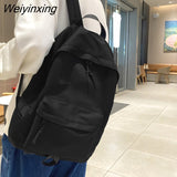 Weiyinxing Cute Women Backpacks Waterproof White Nylon School Backpack For Teenage Girls Kawaii Laptop Backpack Student Book Pack