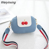 Weiyinxing Shoulder Bag Designer Handbags for Ladies Solid Color Crossbody Bags for Women Fashion Fruits Female Small Zipper Handle Bag