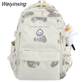 Weiyinxing Fashion Waterproof Cute Nylon Girl Travel Book Bag Women Student Kawaii Laptop School Bags Ladies College Backpack Trendy