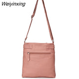 Weiyinxing FASHOIN Soft PU Leather Multi Pocket Crossbody Bags for Women 2023 Mini Flap Shoulder Bags Ladies Envelope Bag