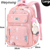 Weiyinxing New School Backpack 1 Grade 3 Years Cute Colorful School Bag for Girls Waterproof Children Kindergarten Small Backpack