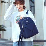 Weiyinxing Fashion Women Backpack New Trend Female Backpack Fashion School Bag Teenager Girl Oxford cloth Shoulder Bags Female