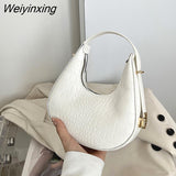 Weiyinxing Women Crocodile Pattern Underarm Bag Versatile Handbags for Women 2023 New Fashion Texture Dumpling Bag Shoulder Bag