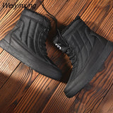 Weiyinxing Ankle Boots Women Non-slip Waterproof Winter Snow Boots Big Size 43 Women Warm Shoes with Thick Fur Boot Botas De Mujer