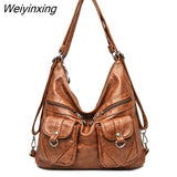 Weiyinxing Famous Brand Women Shoulder Tote bag Fashion High Quality Woman Messenger Bag Luxury Soft Leather Handbags Women's Bags