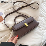 Weiyinxing Small Tote Bag 2023 Hit Spring PU Leather Crossbody Sling Bags Woman Designer Handbag Luxury Brand Shoulder Side Bag