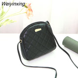 Weiyinxing Embroidered Small Square Bag Women's Designer Handbag New PU Leather Chain Mobile Phone Shoulder bags Mini Messenger Bag