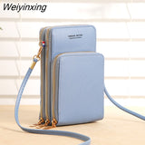 Weiyinxing Multi Functional Women Bag Touch Screen Mobile Bag Wallet Casual Fashion Outdoor One Shoulder Messenger Bags for Women 2023