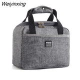 Weiyinxing Lunch Bag New Thermal Insulated Lunch Box Tote Cooler Handbag Bento Pouch Dinner Container School Food Storage Bags