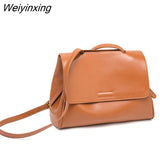 Weiyinxing FASHION Korean Style Minimalist PU Leather Crossbody Bags for Women Soft Shoulder Bags for Women Large Capacity Handbag