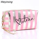 Weiyinxing Portable Storage Makeup Bag Large Travel Organizer Cosmetics Designer Bags Luxury Women Tote Toiletry Bathroom Pouch