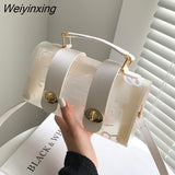 Weiyinxing Transparent Shoulder Bag for Women Handbags Messenger Female Bag Small Designer Ladies Handbag Fashion Purse Crossbody Bags