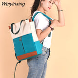 Weiyinxing Women Backpack Nylon School Bags Teenage Girl Shoulder Bags Female 2023 Backpack New Trend Female Backpack Fashion Casual