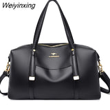 Weiyinxing Women Soft Leather Shoulder Bags Luxury Women's Bag High Quality Ladies Handbag Fashion Female Messenger Bag Large Tote Sac