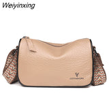 Weiyinxing Leather Bag Luxury Women's Handbags Bag for Woman 2023 Female Clutch Phone Bags Shoulder Bag Crossbody Messenger Pack