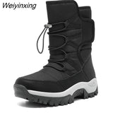 Weiyinxing Women Boots Mid-Calf Winter Shoes Snow Boots Casual Watarproof Platform Heels Botas Mujer 2023 New Long Boots Female