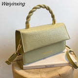 Weiyinxing Bags for Women 2023 New Luxury Handbags Casual Stone Prints Ladies Shoulder Bag Designer Quality Tote Crossbody Female Bag