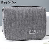 Weiyinxing Quality Travel Makeup Bags Women Waterproof Cosmetic Bag Toiletries Organizer Hanging Dry And Wet Separation Storage Bag