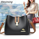 Weiyinxing Women Bags Designer Handbags Casual Leather Cowhide High Capacity Shoulder Crossbody Bags for Women 2023 The New Luxury Handbags