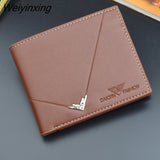 Weiyinxing Hot Men PU Leather Wallets Men's Long Design Causal Purses Male Folding Wallet Coin Card Holders High Quality Slim Money Bag