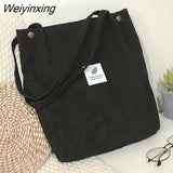 Weiyinxing for Women Shoulder Shopping Pack Reusable Casual School Style Handbags Grocery Eco Organizer Shopper Tote Bag 2023