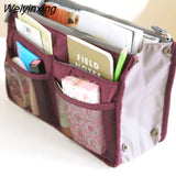 Weiyinxing Nylon Travel Desk Organizer For Cosmetics Hand Purse Large Liner Lady Box Storage Makeup Bag Cheap Bathing Bag Pouch