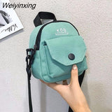 Weiyinxing Small Crossbody Bags For Women 2023 Mini Canvas Shoulder Messenger Bag For Girl Circular Ladies Phone Purse