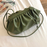 Weiyinxing Mantang Fashion Ladies Solid Color Elegant Messenger Bag Ladies Clutch Bag Ladies Party Handbag Ladies Shoulder Messenger