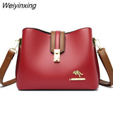 Weiyinxing Women Bags Designer Handbags Casual Leather Cowhide High Capacity Shoulder Crossbody Bags for Women 2023 The New Luxury Handbags