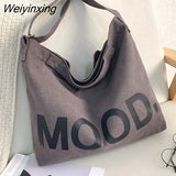 Weiyinxing Bag High Capacity Women's Handbags Shoulder Bags Designer Literary Simplicity Totes Bags Women Crossbody Bags Bolso Mujer