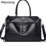 Weiyinxing Women 2023 Ladies Luxury Designer Tote Bag High Capacity Shoulder Bag Sac High Quality Leather Handbag Casual Crossbody Bags for