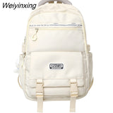 Weiyinxing Girl High Capacity Laptop Backpack Trendy Women Cute Leisure SchoolBag Female Book Bag Fashion Ladies Travel College Packet