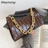 Weiyinxing Casual Women's Totes Shoulder Bag Fashion Exquisite Shopping Bag PU Leather Chain Handbags for Women 2023 Free Shipping