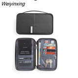 Weiyinxing Travel Wallet Family Passport Holder Creative Waterproof Document Case Organizer Travel accessories Document Bag Cardholder